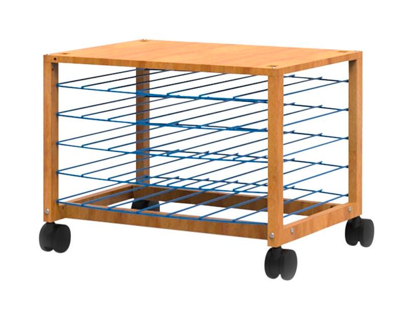 Copernicus Bamboo Art Center Drying Rack, 30 x 21-1/2 x 16 Inches